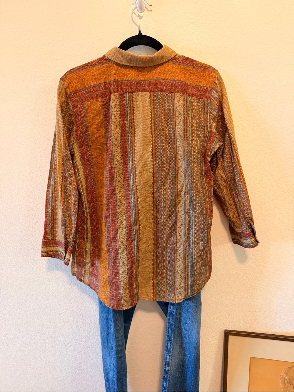 Vintage Lauren Ralph Lauren, Western Striped Button-Up Shirt - Picture 5 of 5